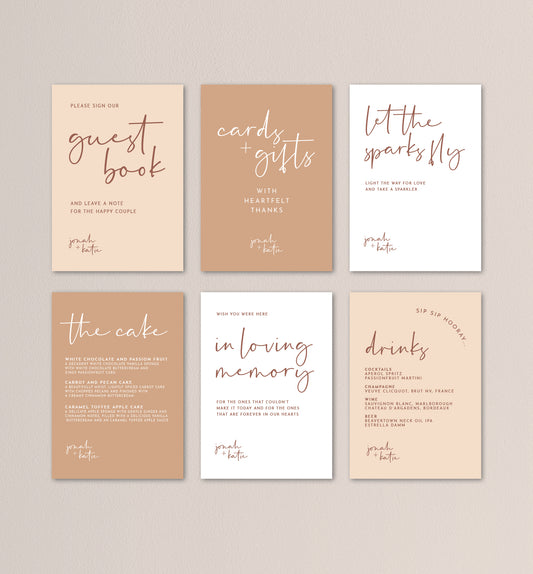 WOODLAND LUXE SMALL SIGNS