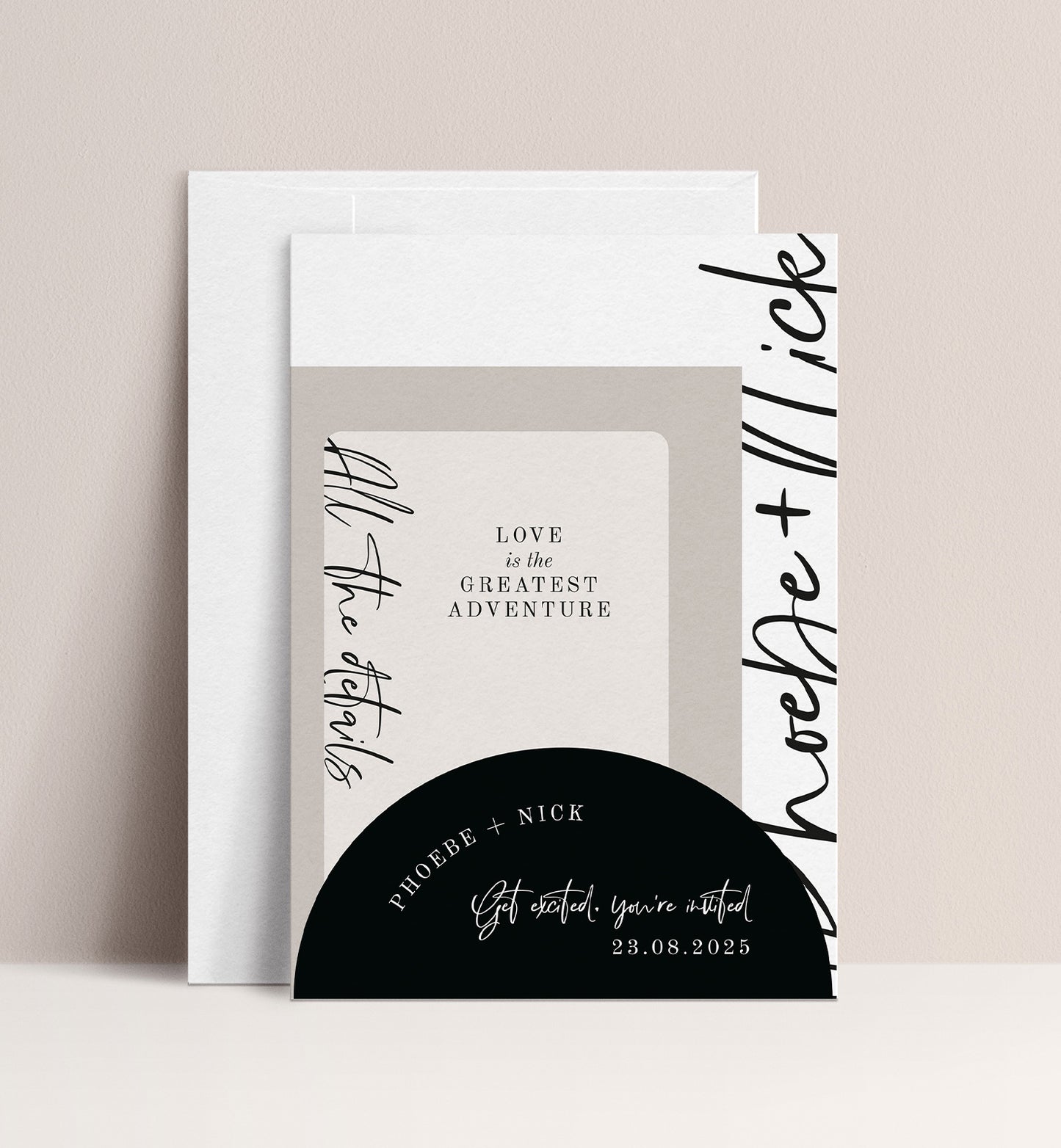 CALLA LUXE INVITATION 3 CARD SUITE