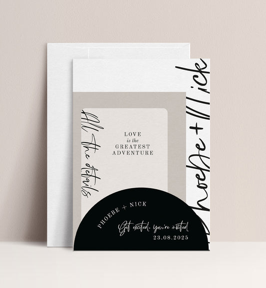 CALLA LUXE INVITATION 3 CARD SUITE