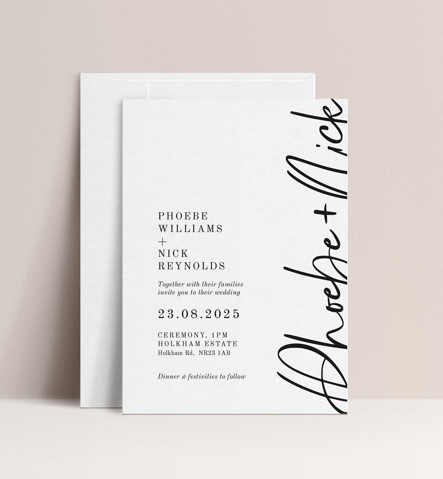 CALLA LUXE INVITATION 3 CARD SUITE