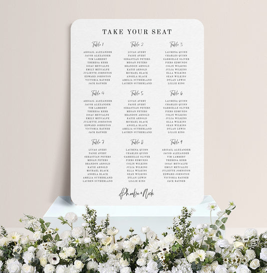 CALLA LUXE TABLE PLAN