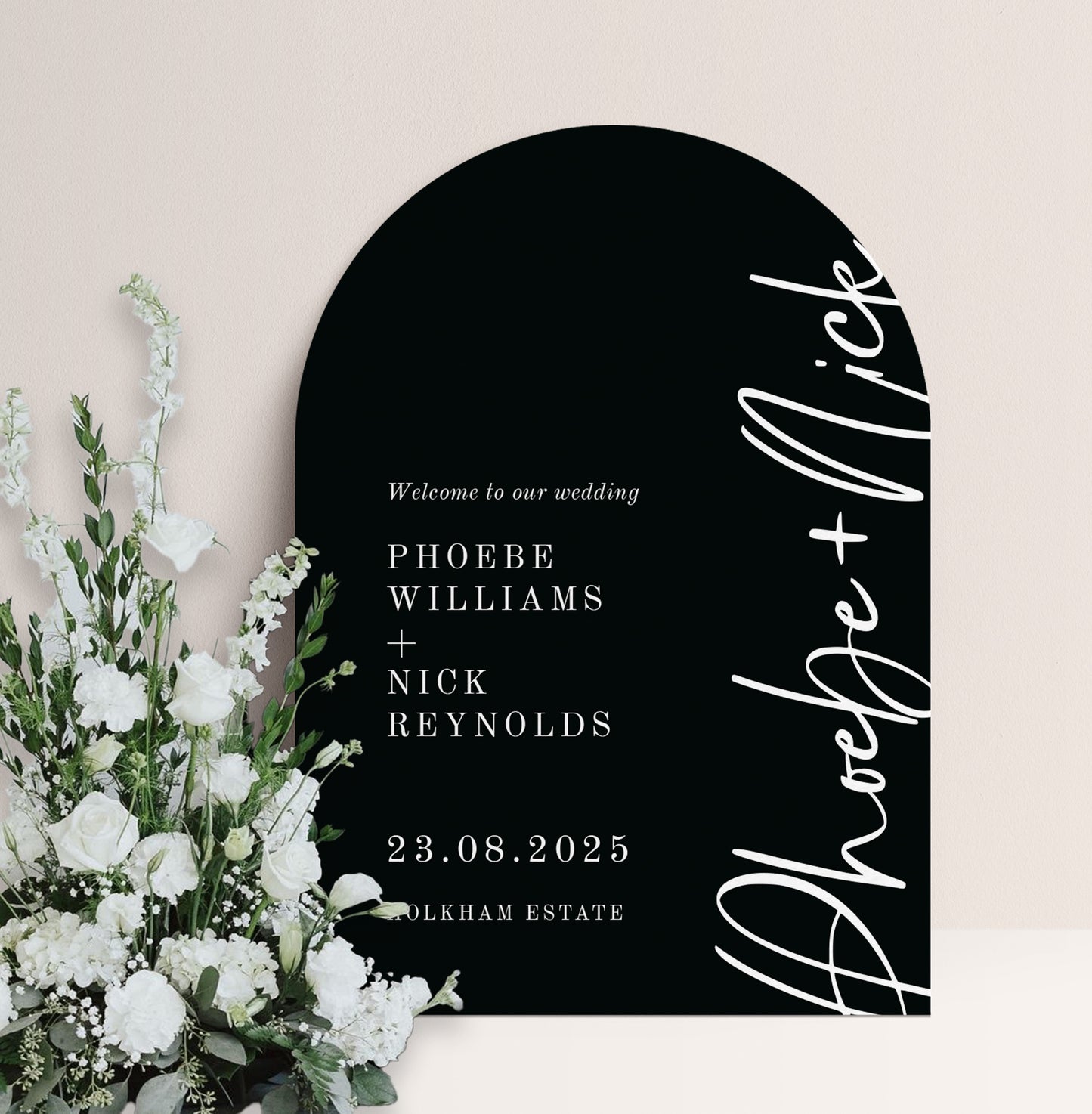 CALLA LUXE WELCOME SIGN