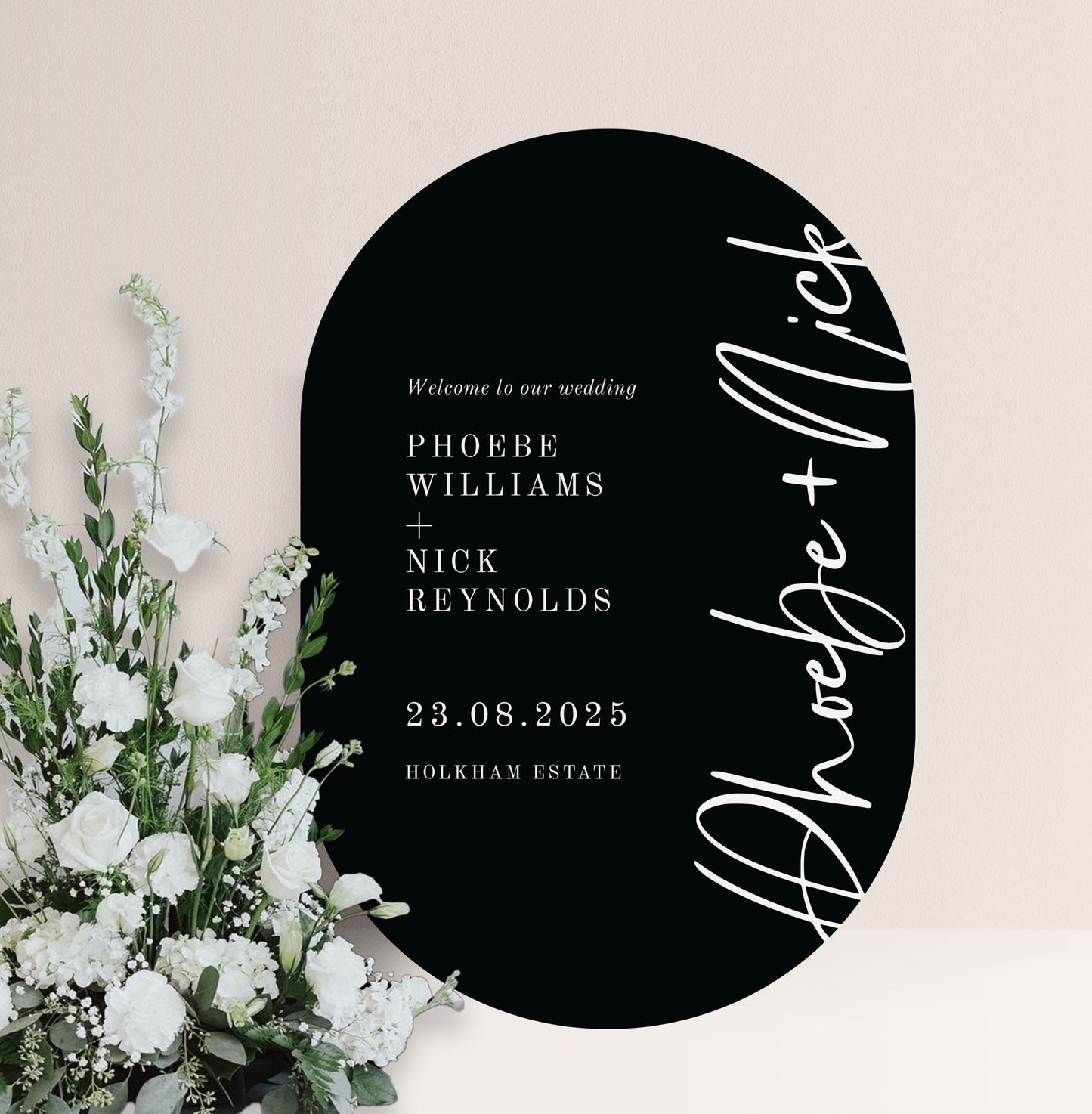 CALLA LUXE WELCOME SIGN