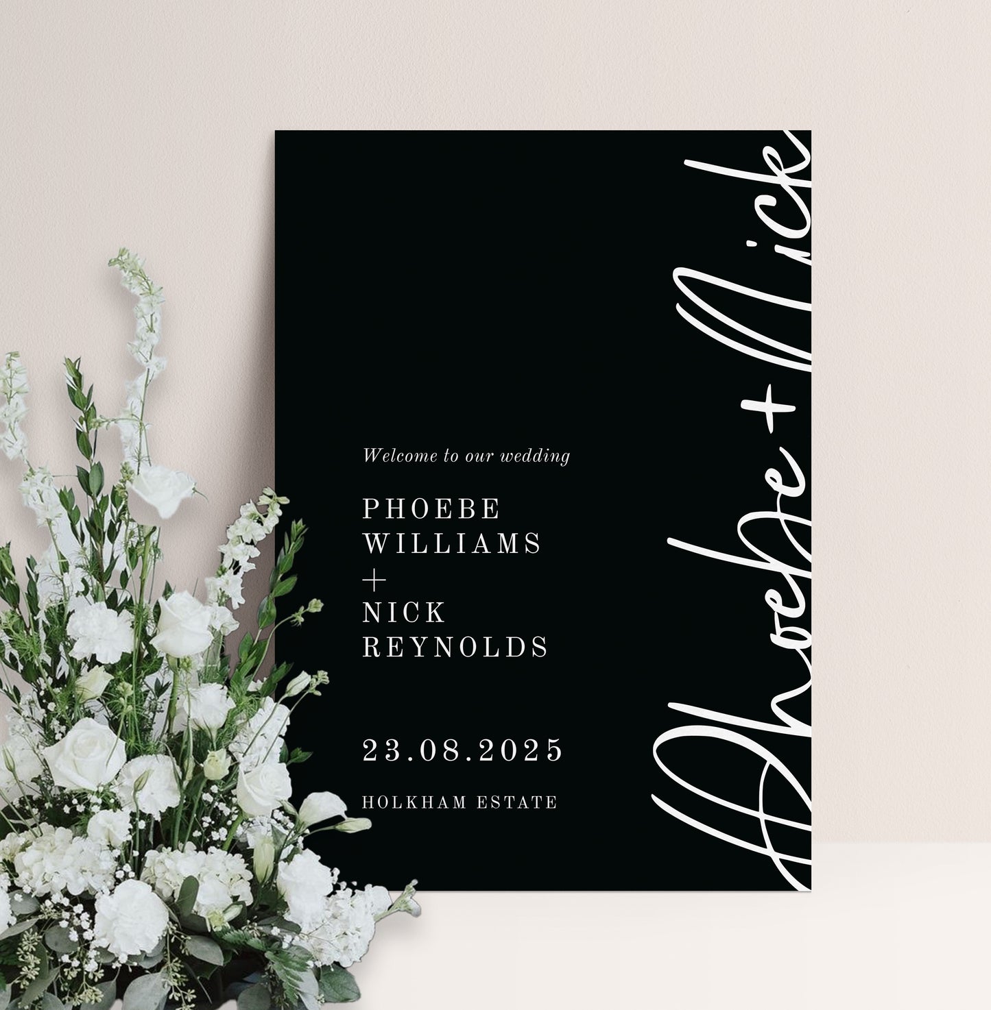 CALLA LUXE WELCOME SIGN