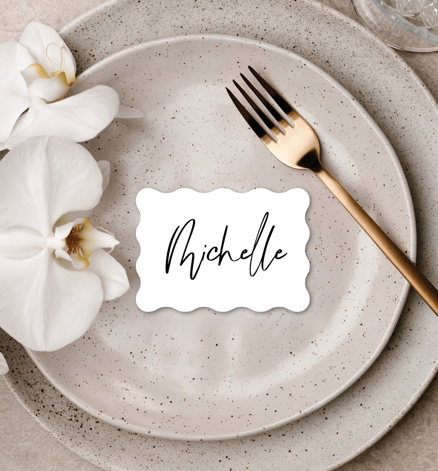 CALLA LUXE PLACE CARD
