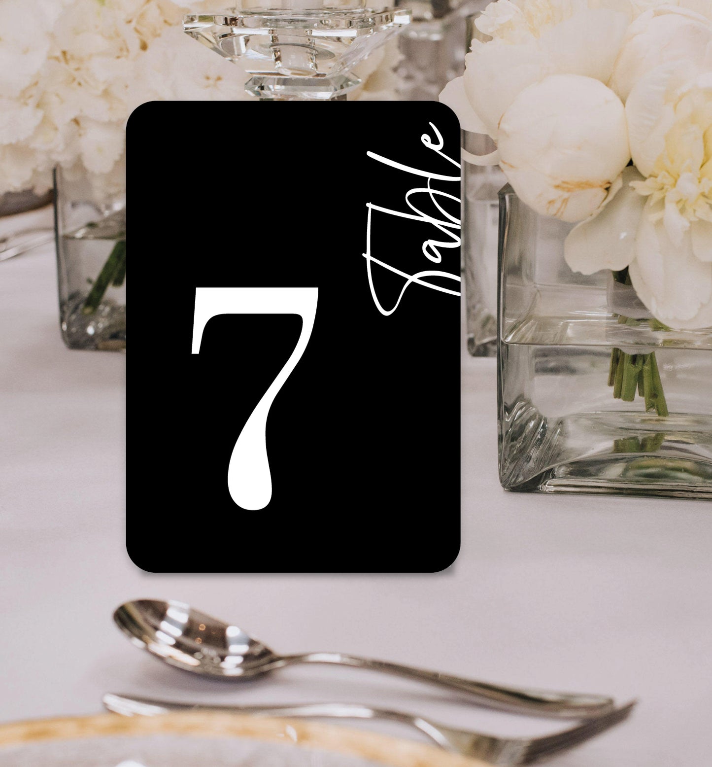 CALLA LUXE TABLE NUMBERS