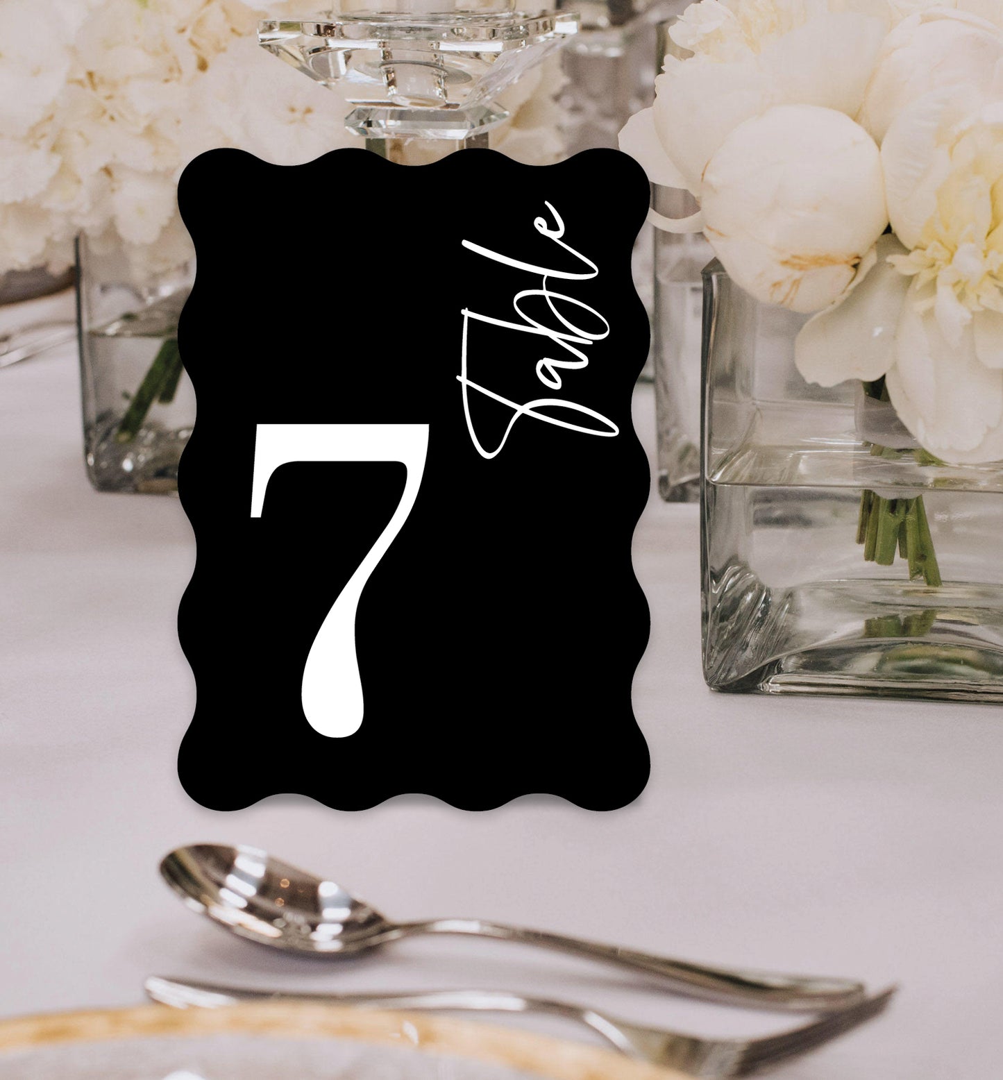 CALLA LUXE TABLE NUMBERS