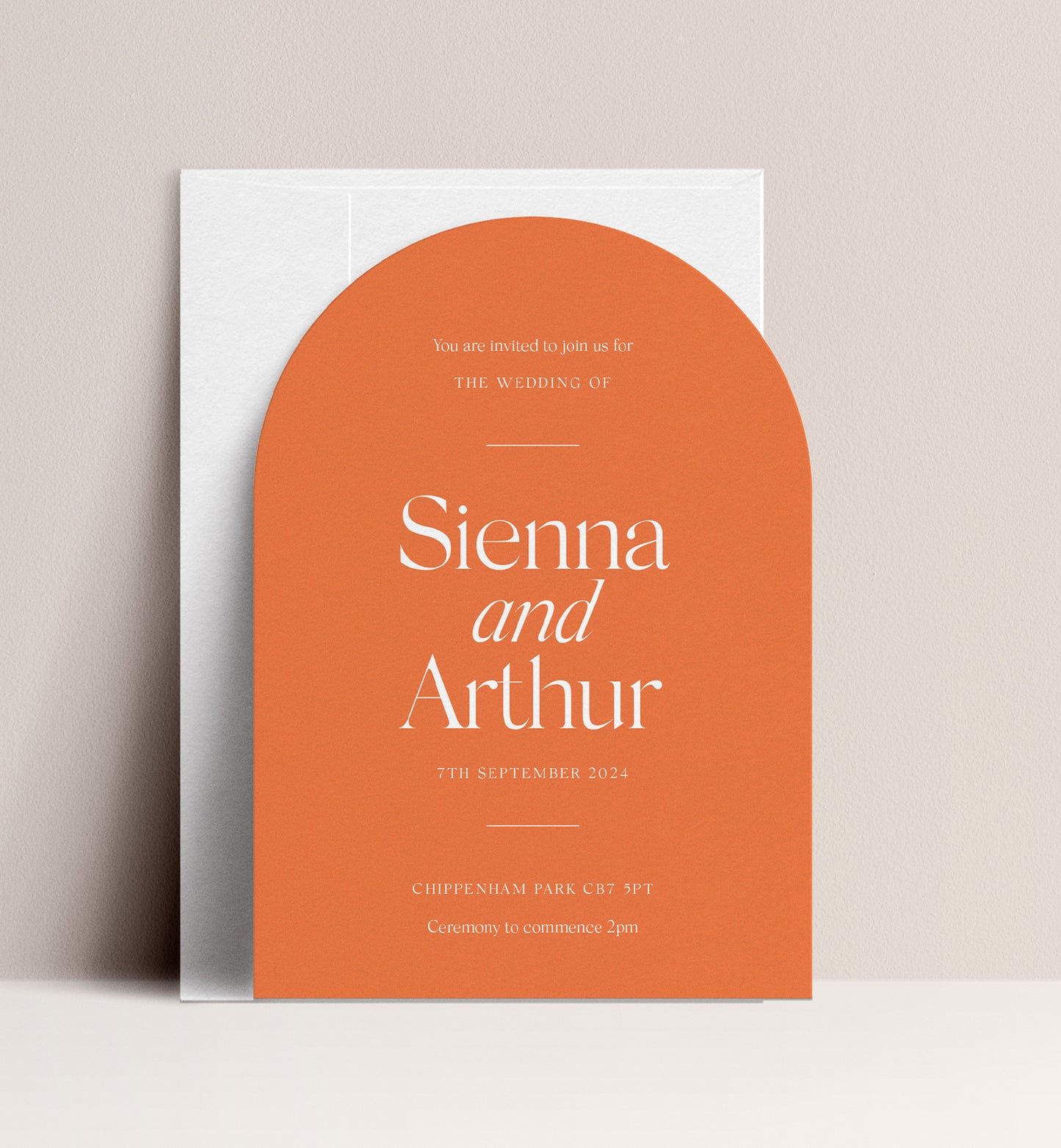 CITRUS LUXE INVITATION