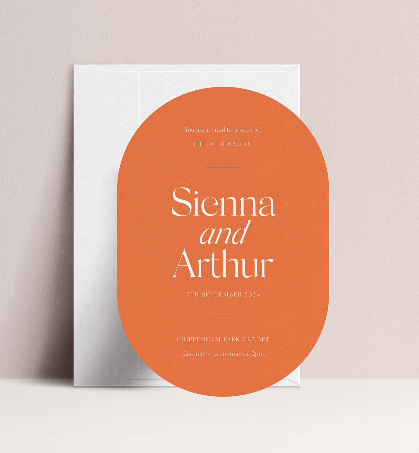 CITRUS LUXE INVITATION