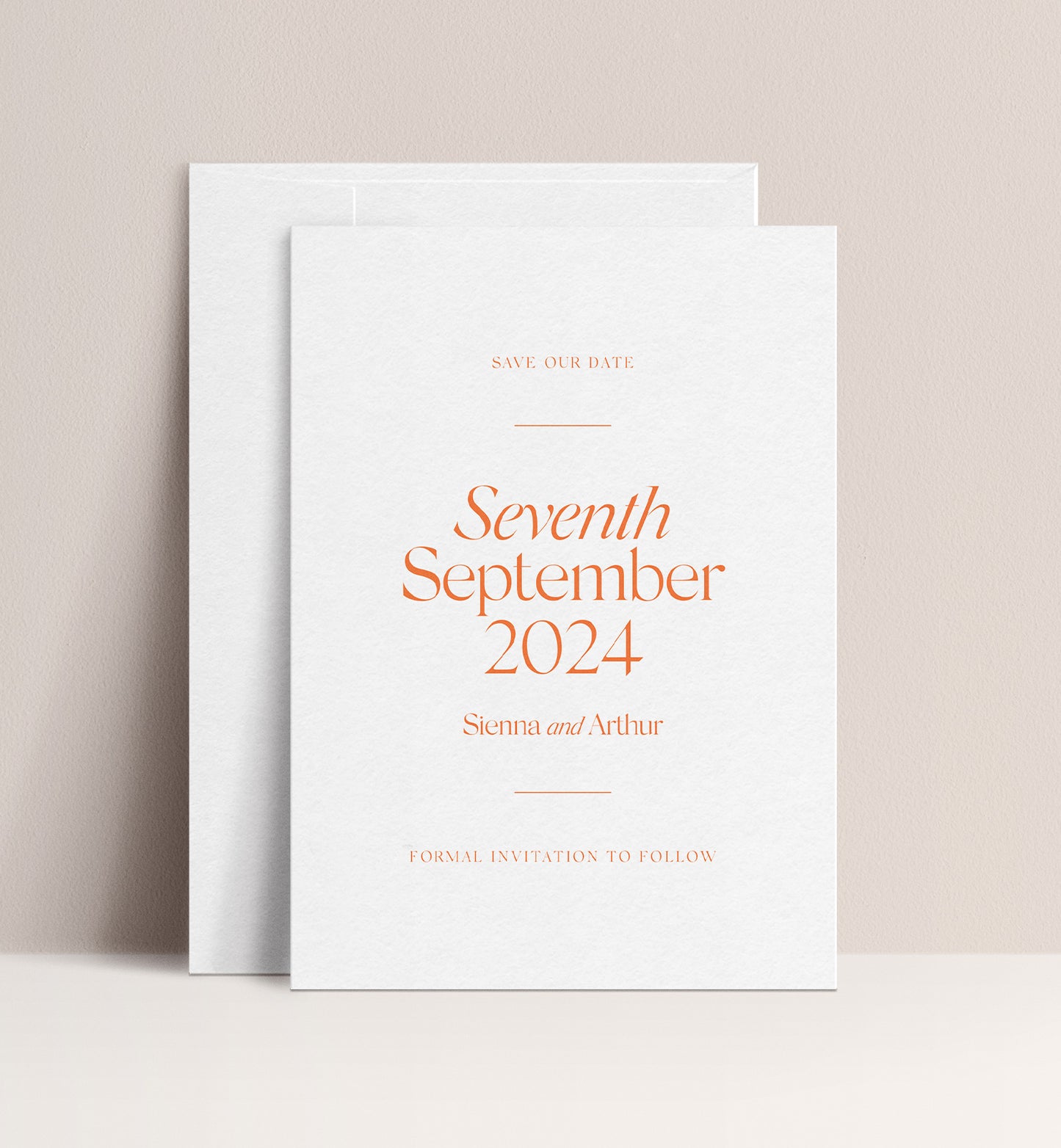 CITRUS LUXE SAVE THE DATE