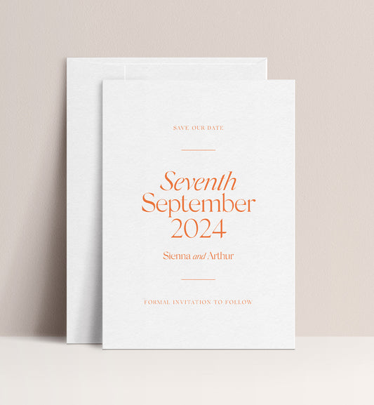 CITRUS LUXE SAVE THE DATE