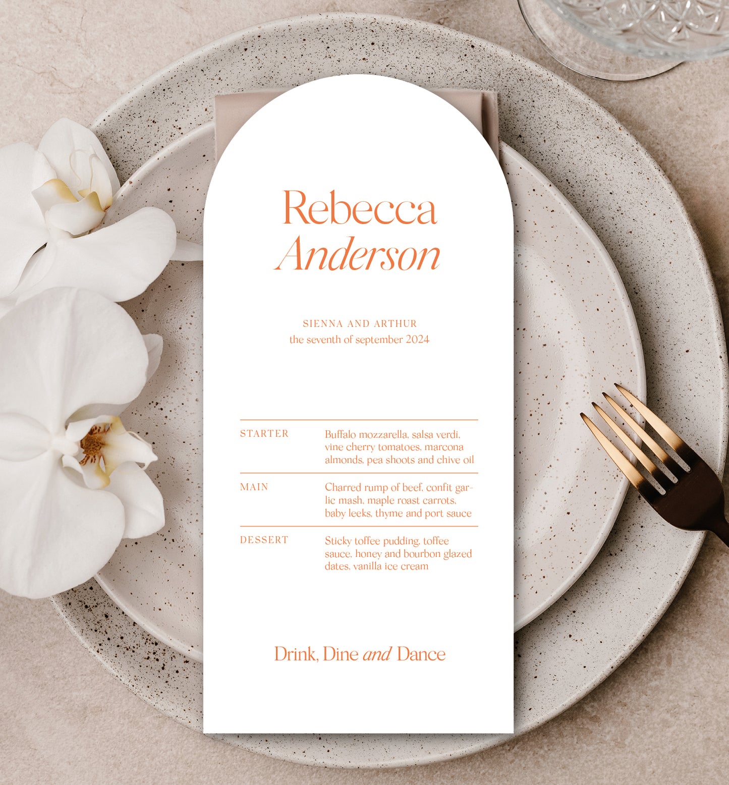 CITRUS LUXE MENU