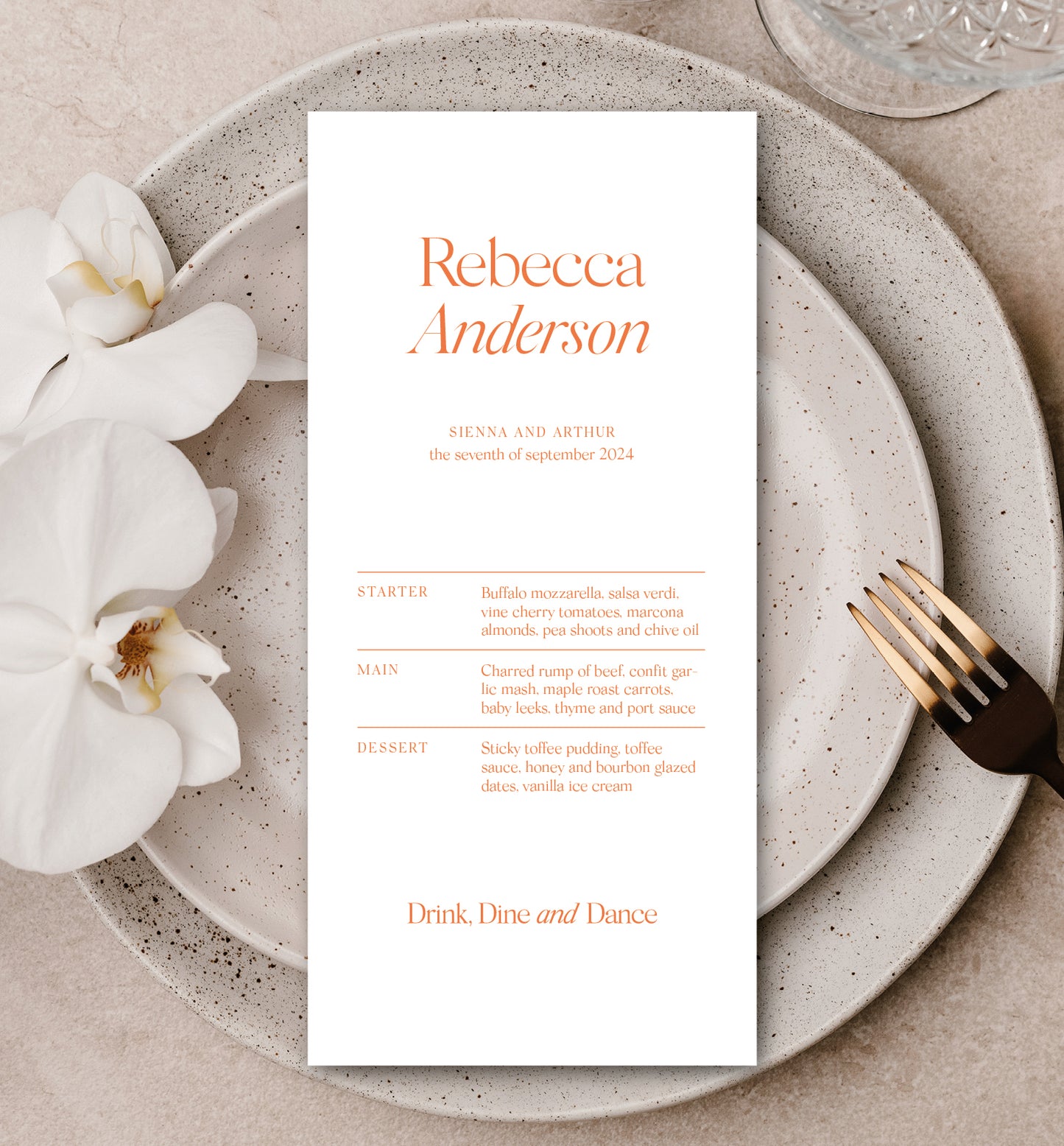 CITRUS LUXE MENU