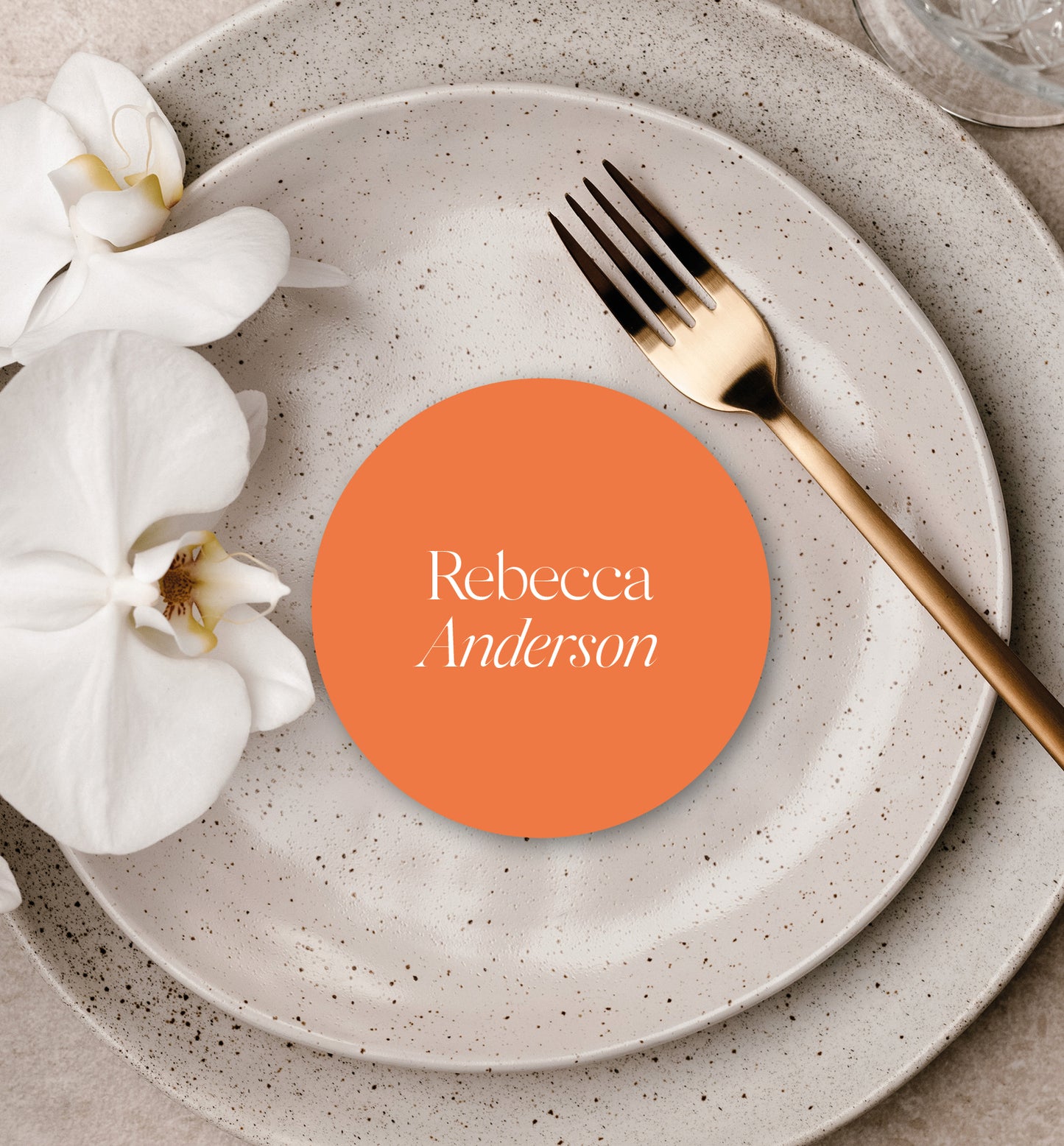 CITRUS LUXE PLACE CARD