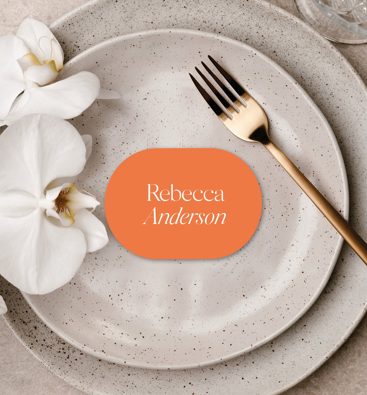 CITRUS LUXE PLACE CARD