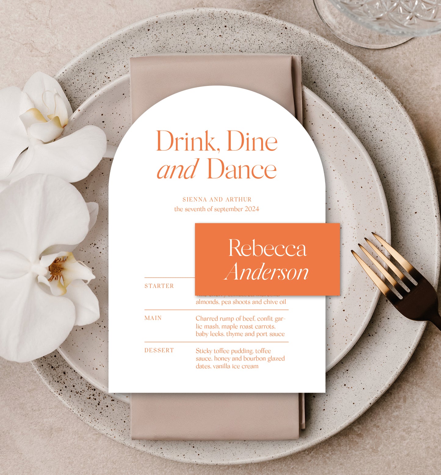 CITRUS LUXE PLACE SETTING PACKAGE