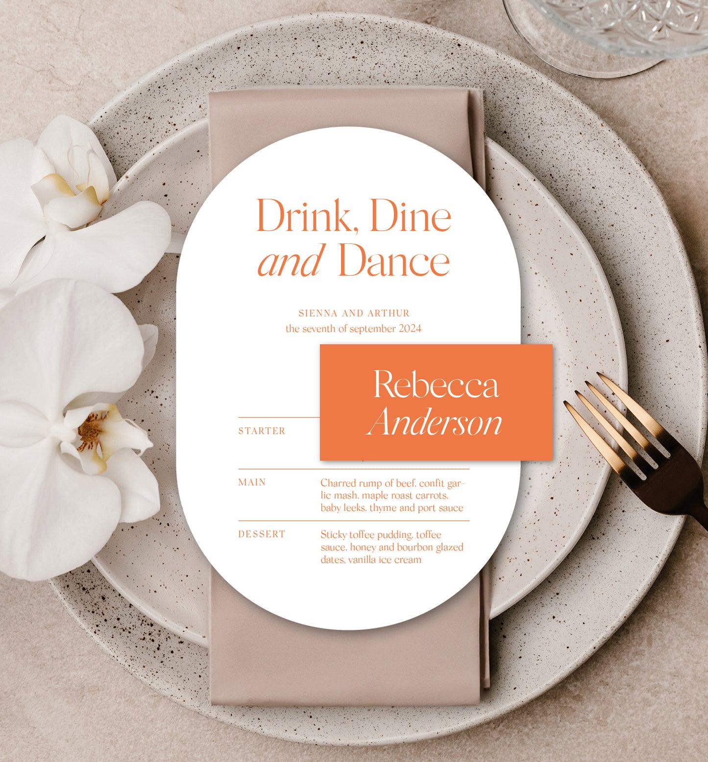 CITRUS LUXE PLACE SETTING PACKAGE