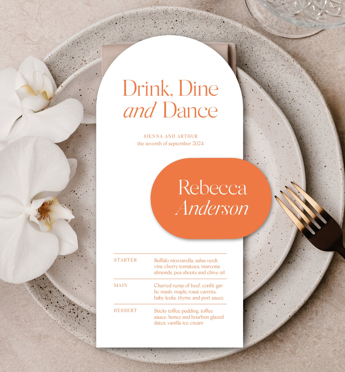 CITRUS LUXE PLACE SETTING PACKAGE