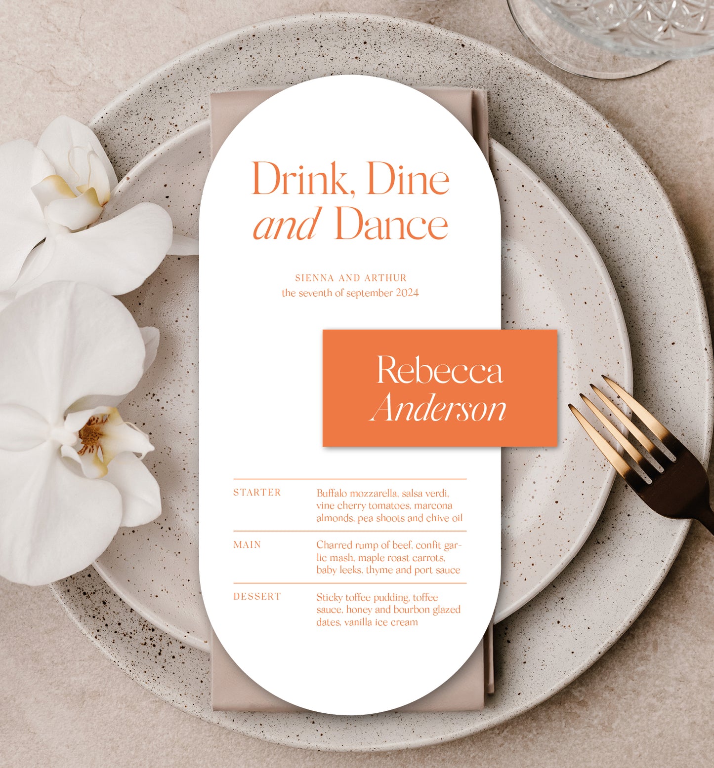 CITRUS LUXE PLACE SETTING PACKAGE