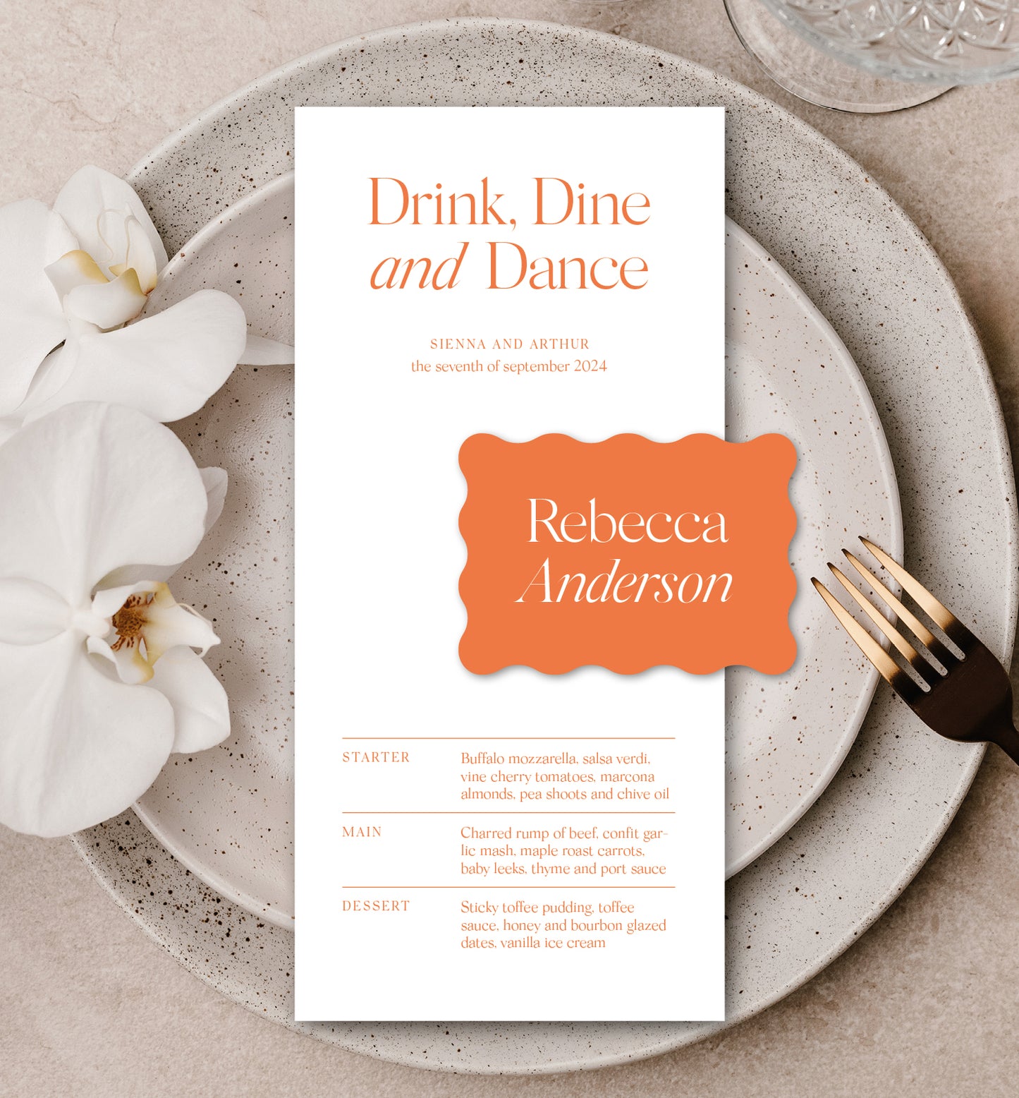 CITRUS LUXE PLACE SETTING PACKAGE