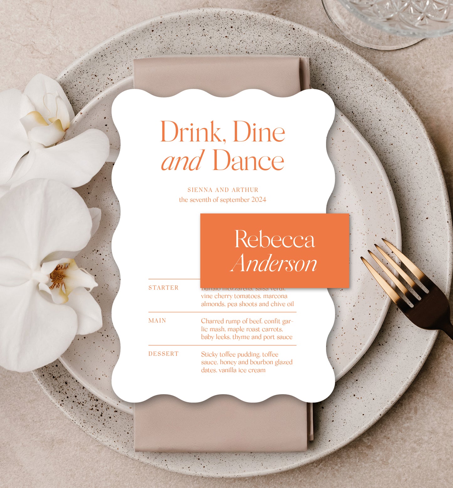 CITRUS LUXE PLACE SETTING PACKAGE