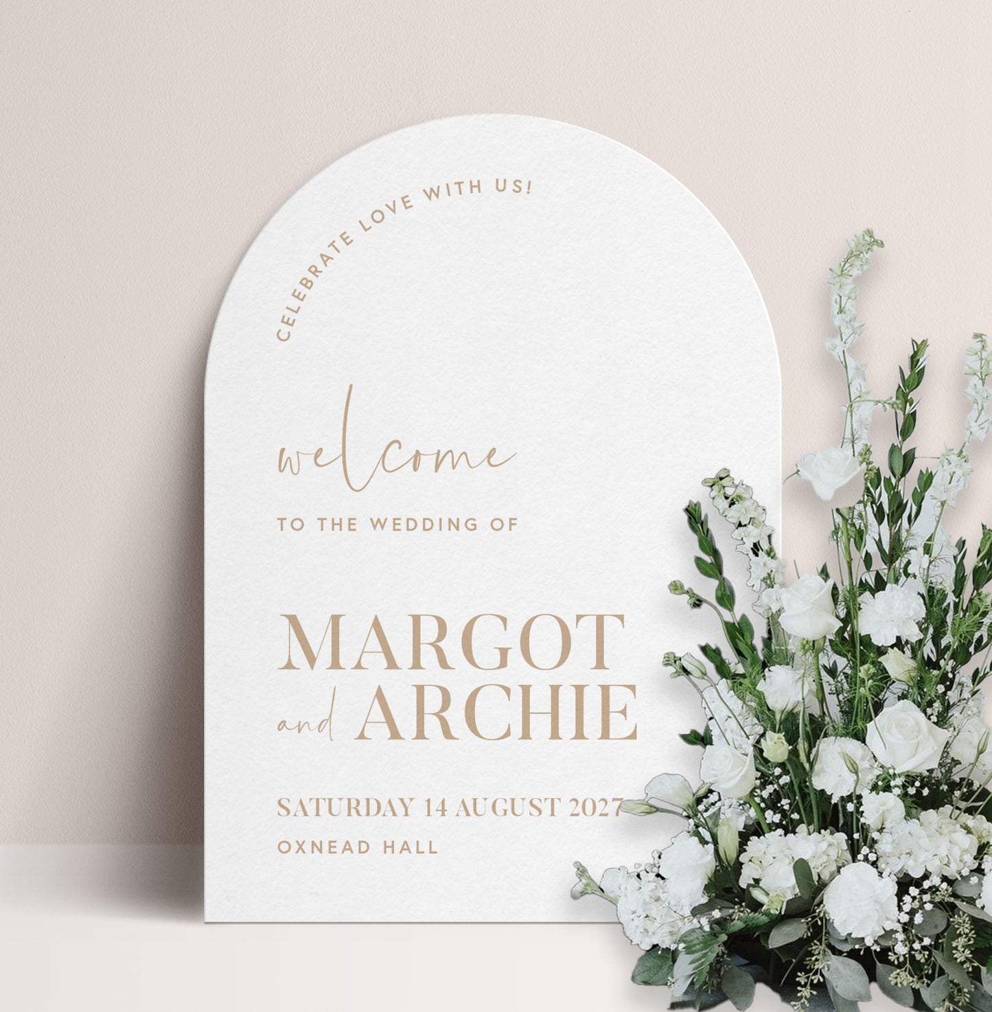 IVY LUXE WELCOME SIGN