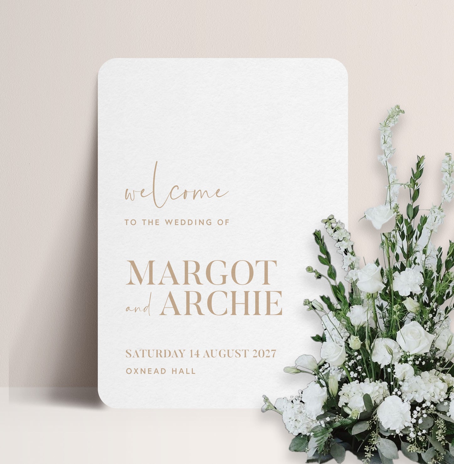 IVY LUXE WELCOME SIGN