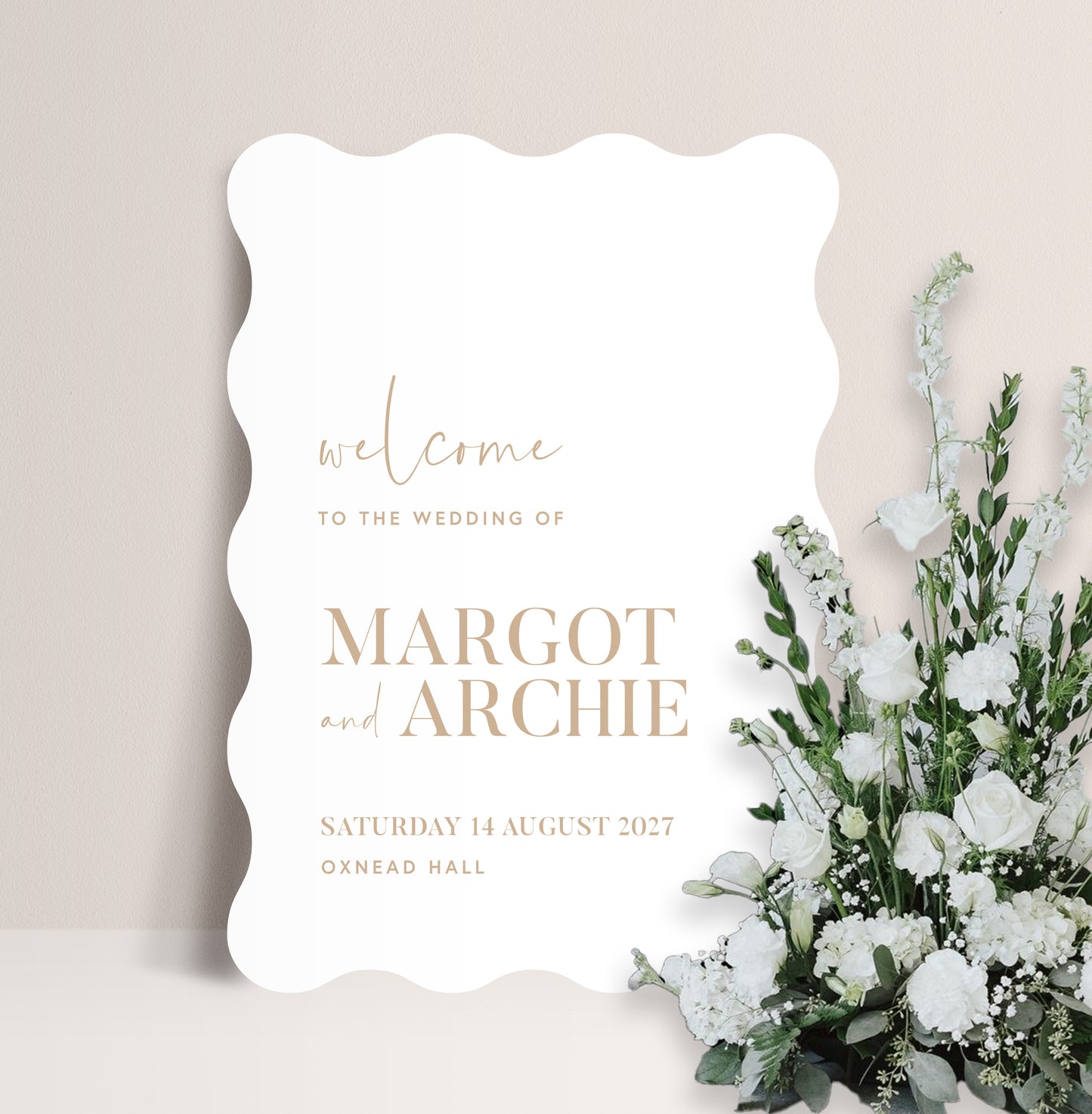 IVY LUXE WELCOME SIGN