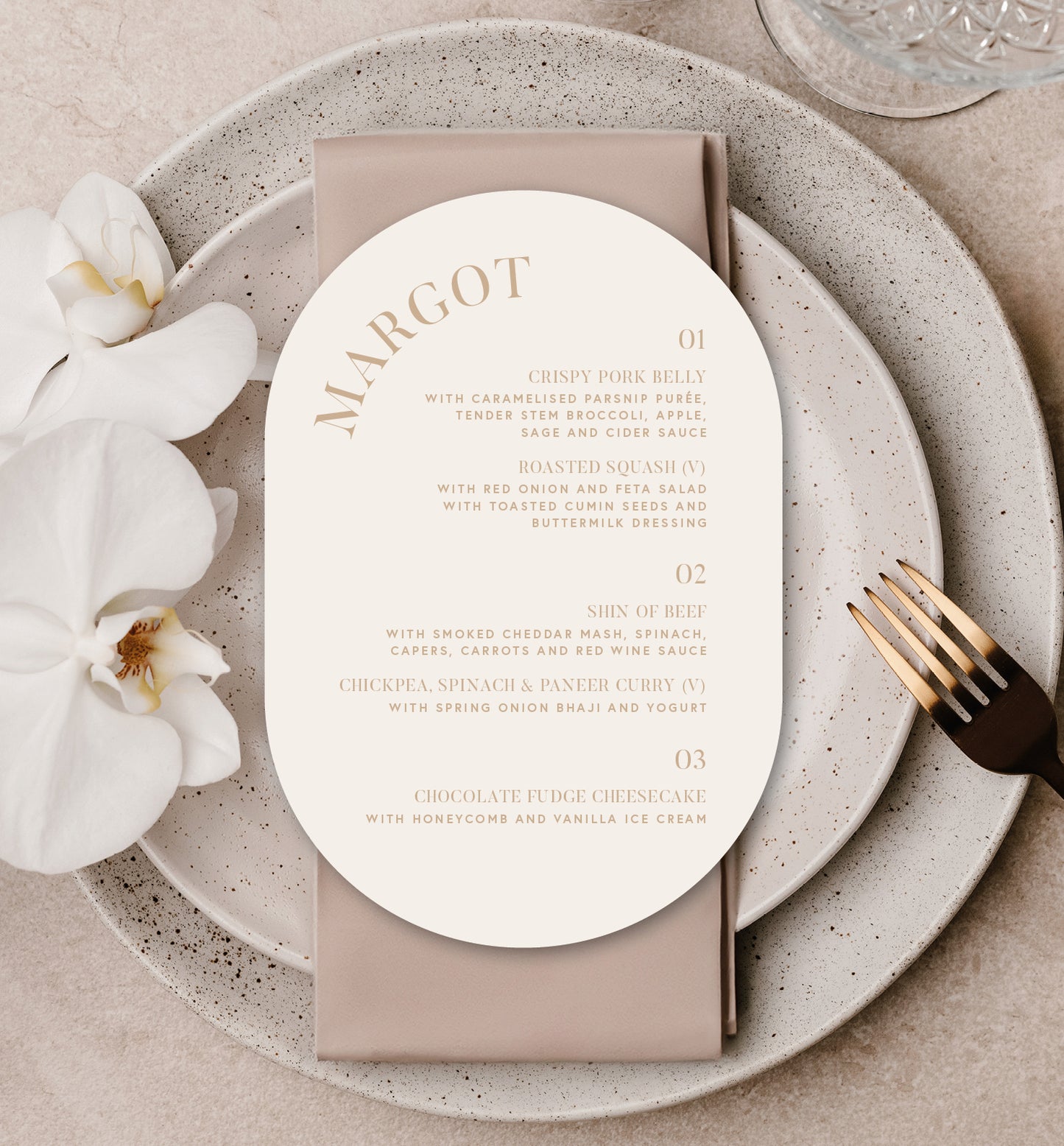 IVY LUXE MENU