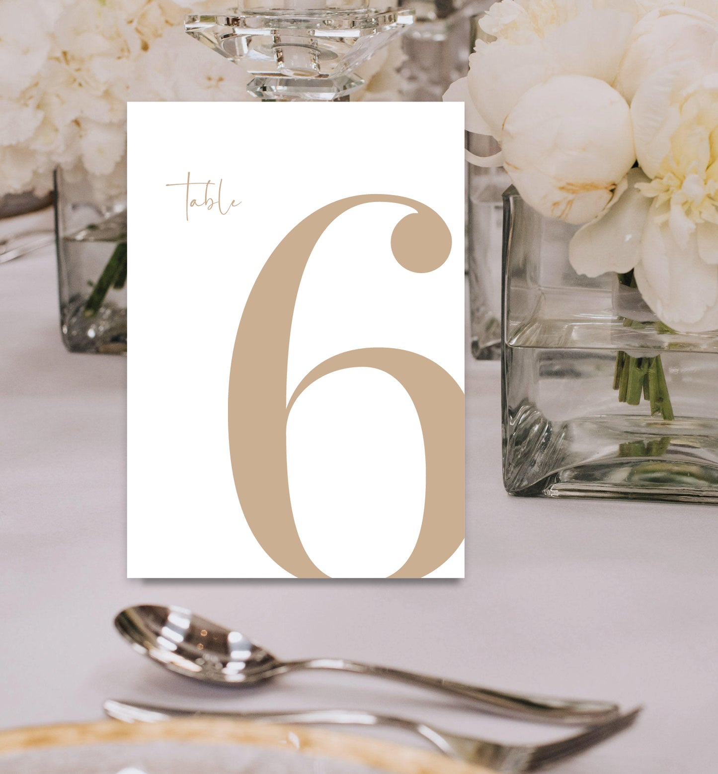 IVY LUXE TABLE NUMBERS