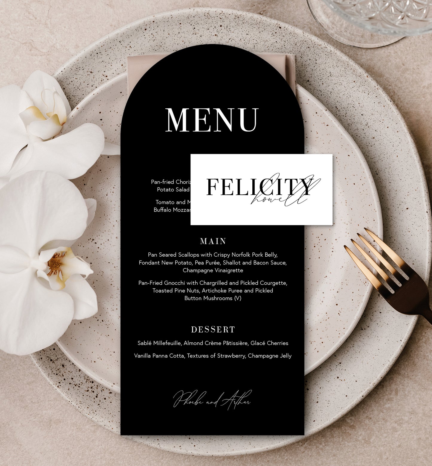MONO LUXE PLACE SETTING PACKAGE