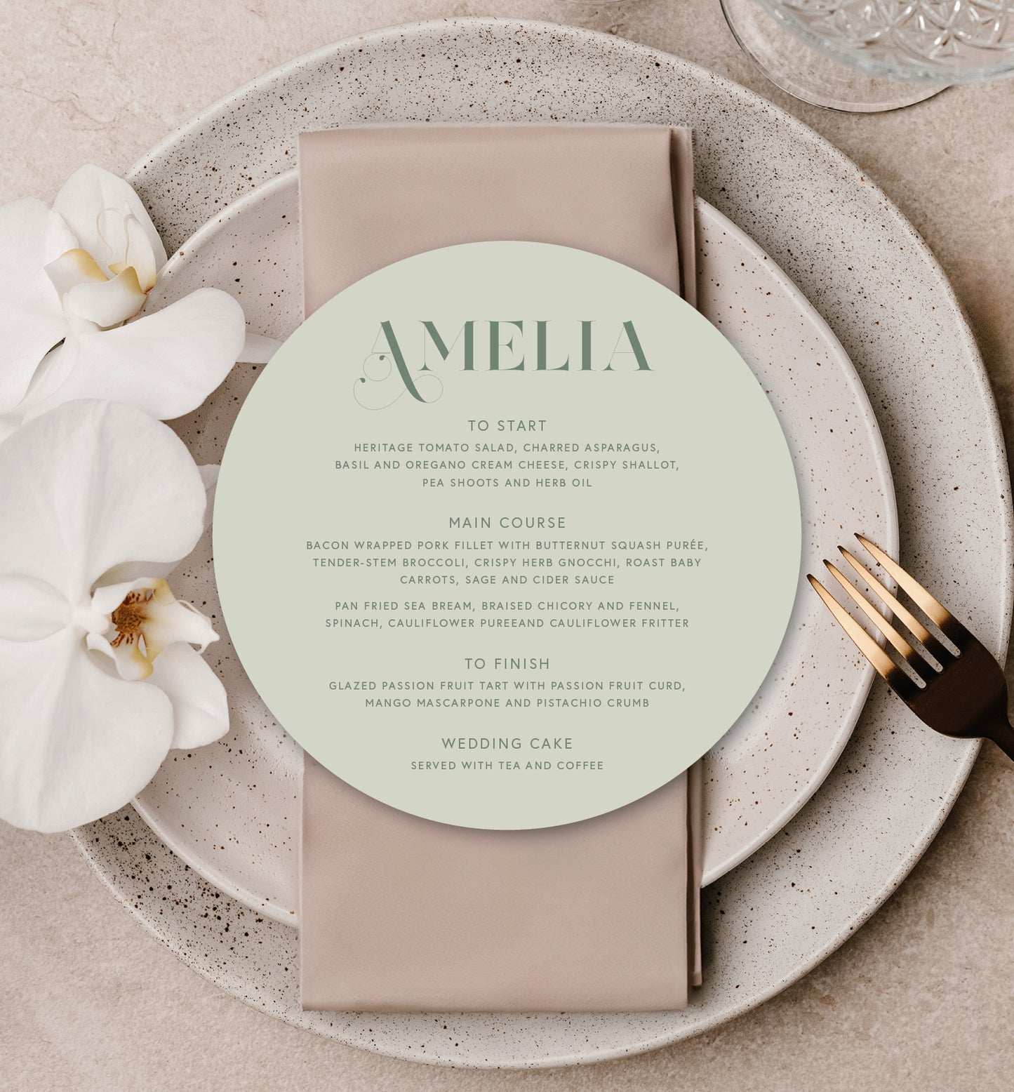 OLIVE LUXE MENU