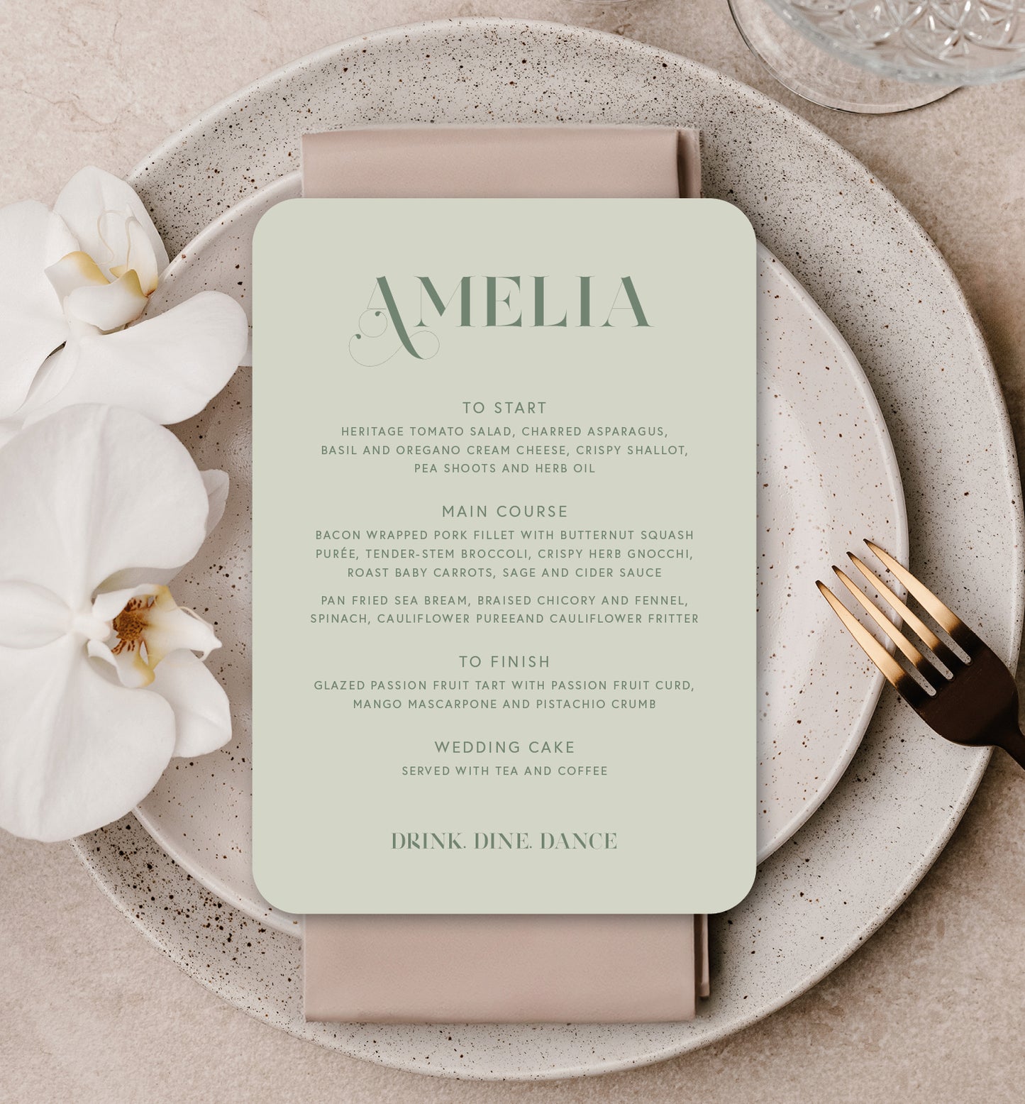 OLIVE LUXE MENU