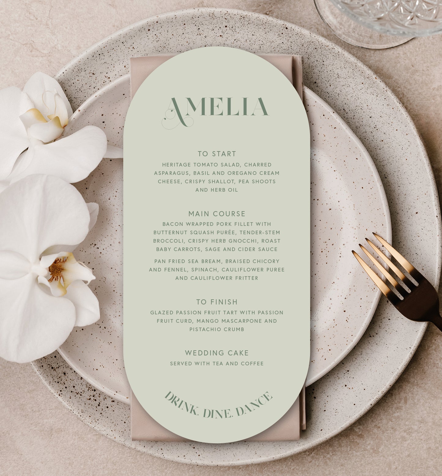 OLIVE LUXE MENU