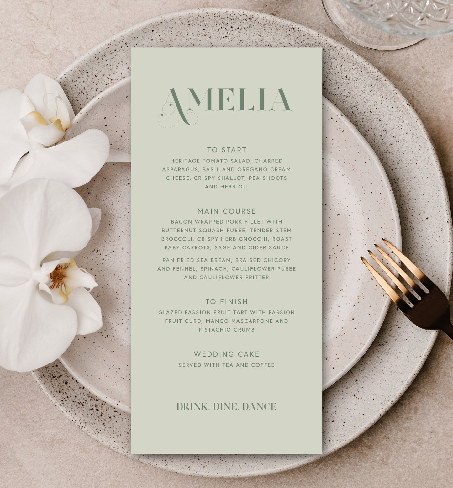 OLIVE LUXE MENU
