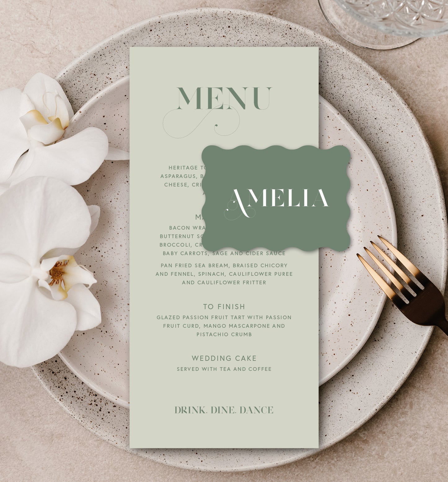 OLIVE LUXE PLACE SETTING PACKAGE