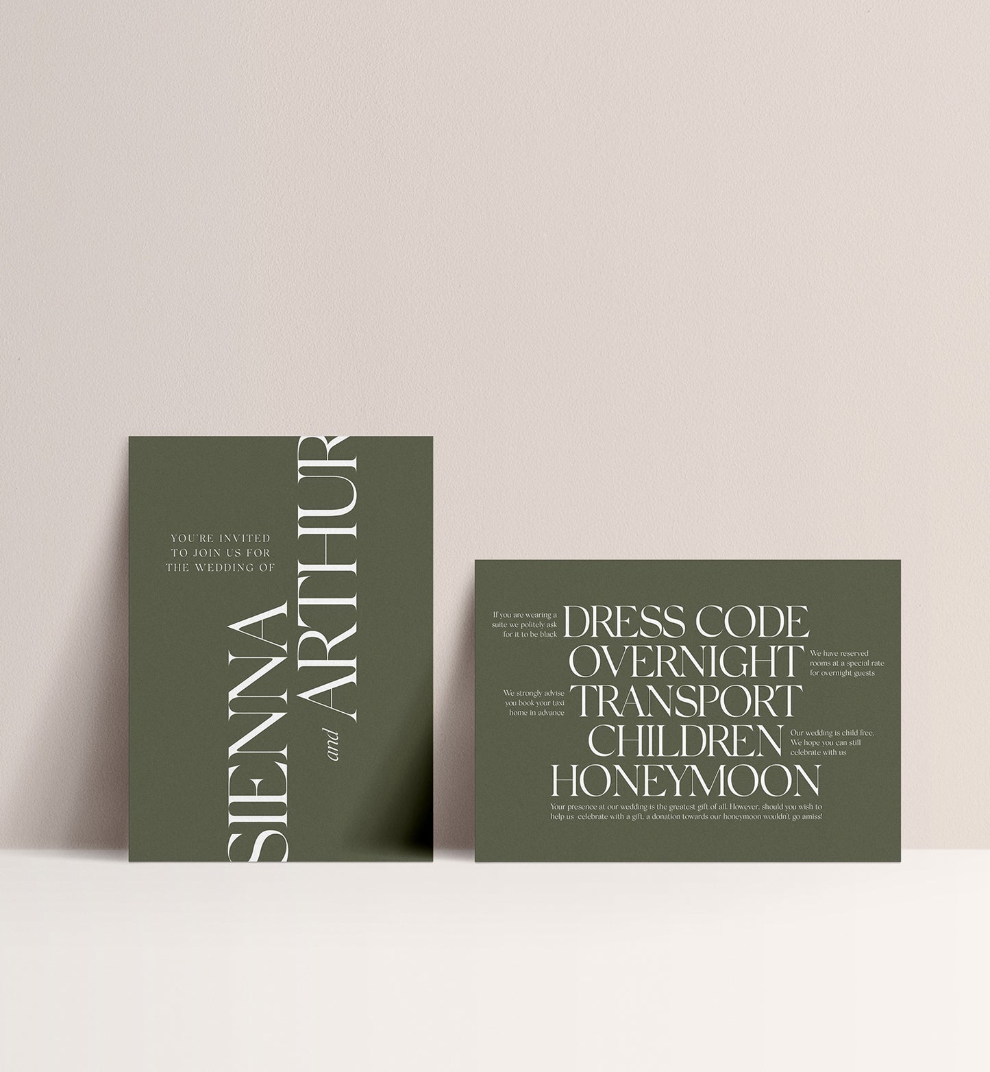 ORCHID LUXE INVITATION 3 CARD SUITE