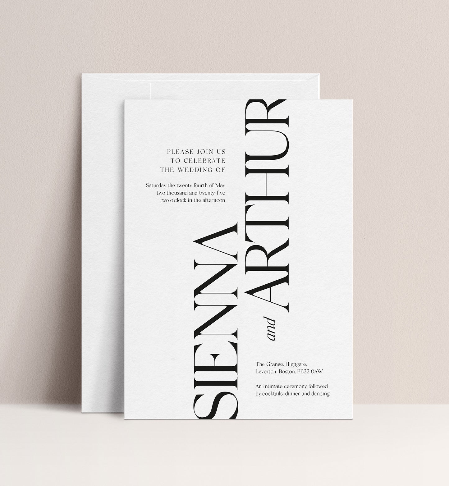 ORCHID LUXE INVITATION 3 CARD SUITE