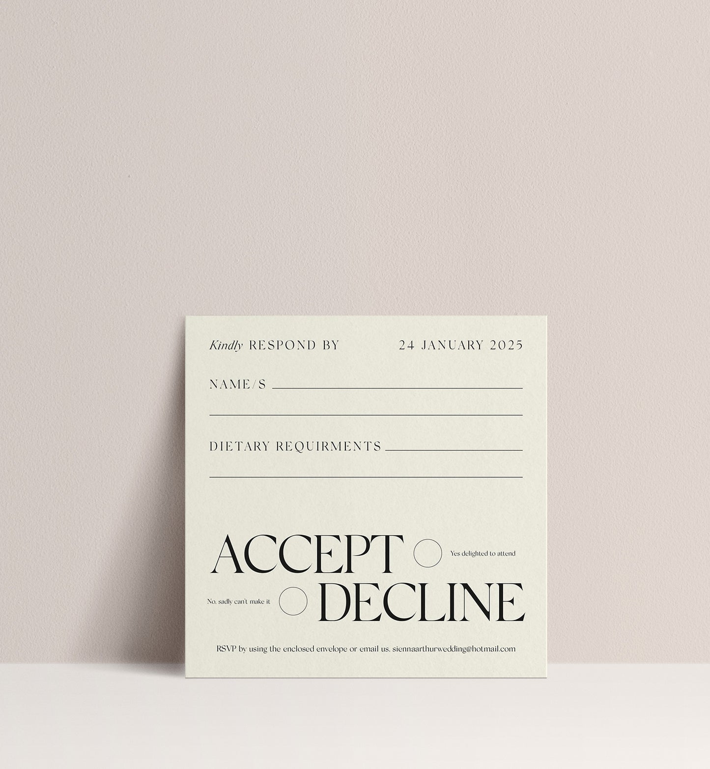 ORCHID LUXE INVITATION 3 CARD SUITE