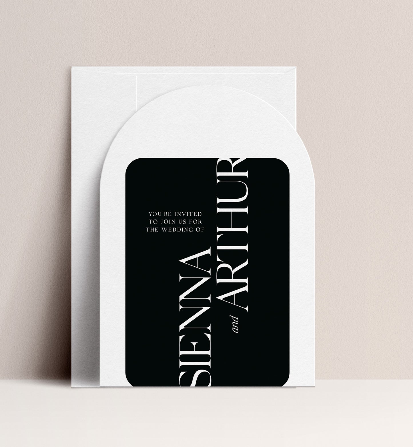 ORCHID LUXE INVITATION 2 CARD SUITE