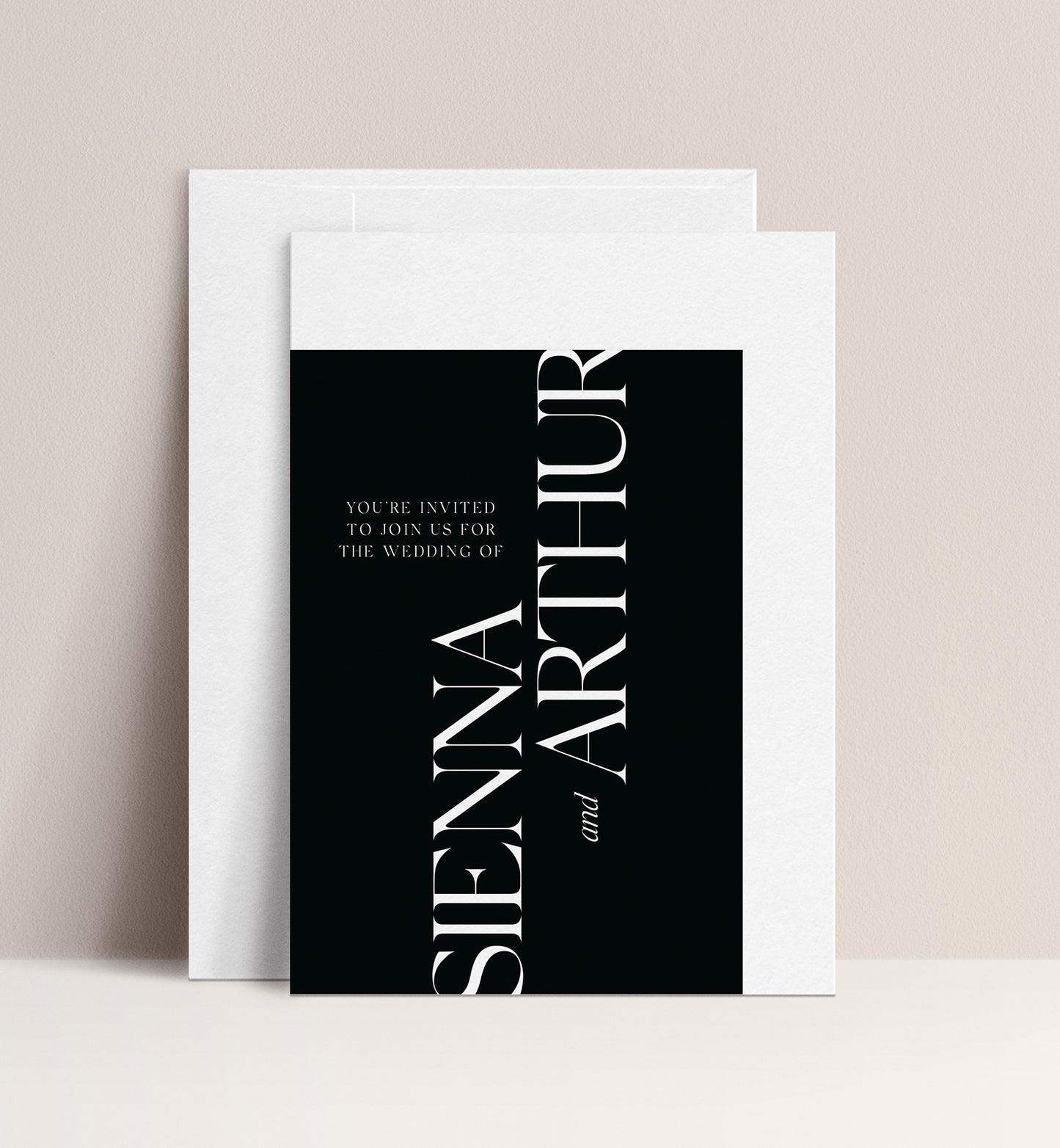 ORCHID LUXE INVITATION 2 CARD SUITE