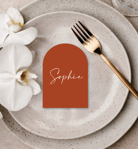 PAMPAS LUXE PLACE CARD