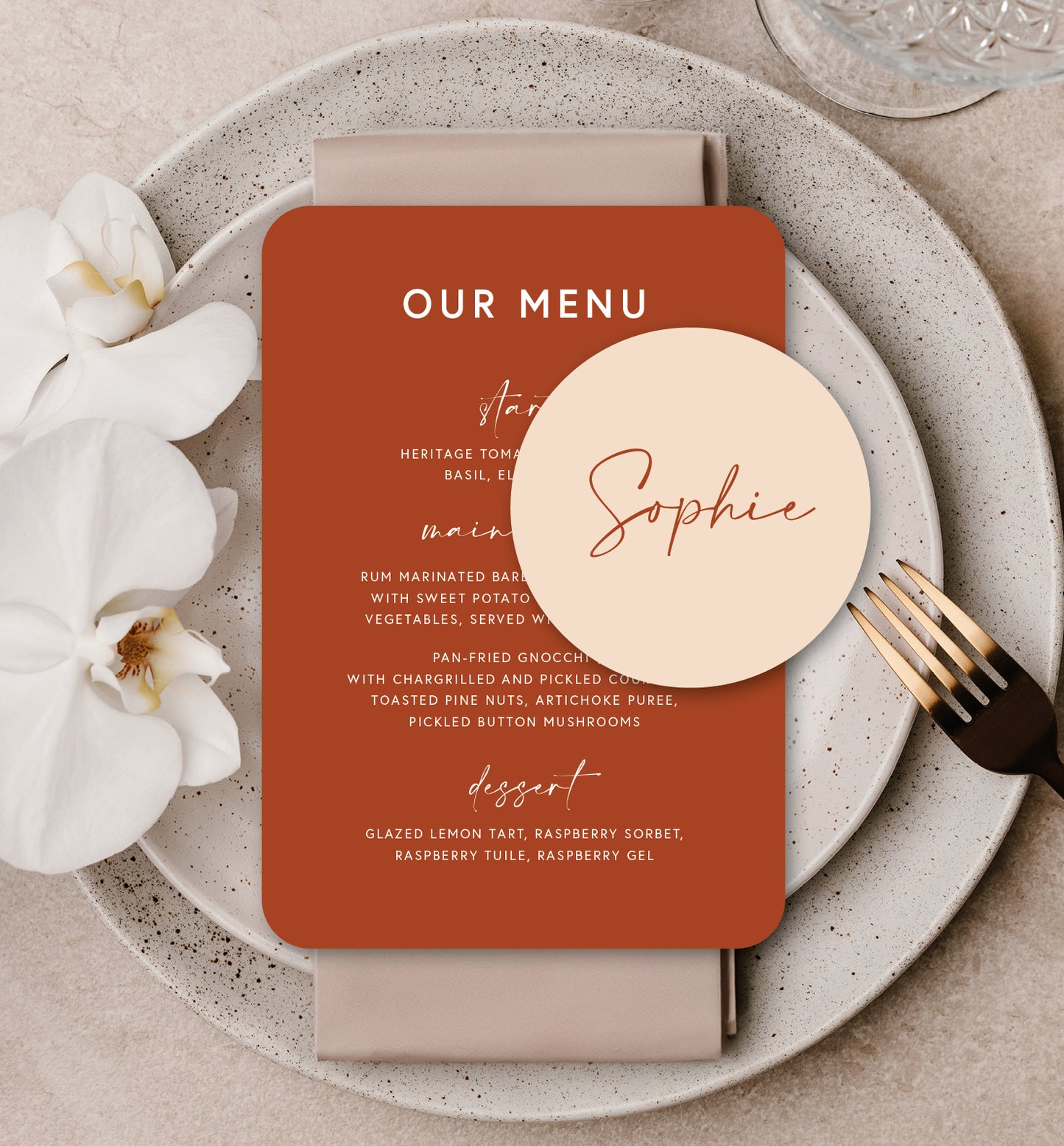 PAMPAS LUXE PLACE SETTING PACKAGE