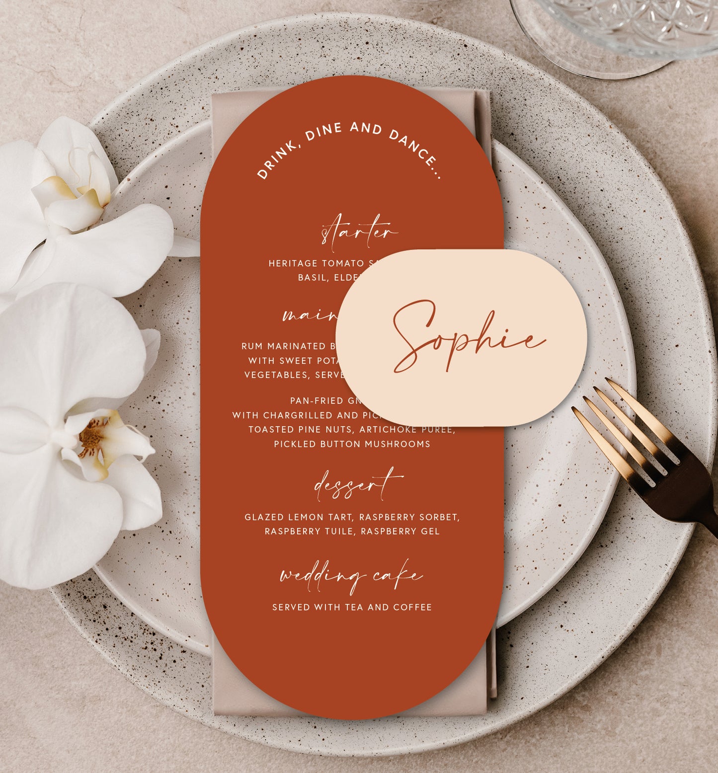 PAMPAS LUXE PLACE SETTING PACKAGE