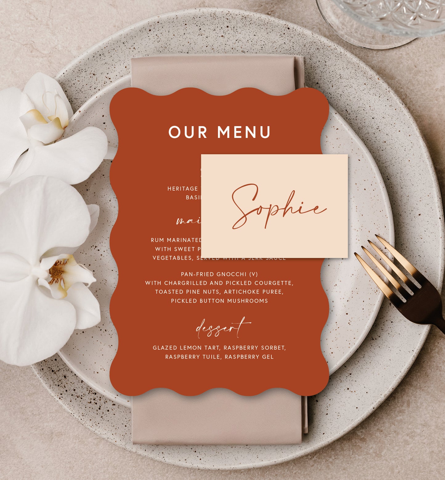 PAMPAS LUXE PLACE SETTING PACKAGE