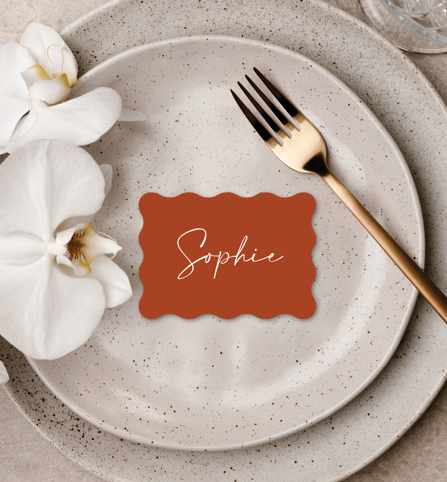 PAMPAS LUXE PLACE CARD