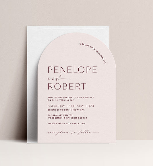 PEONY LUXE INVITATION