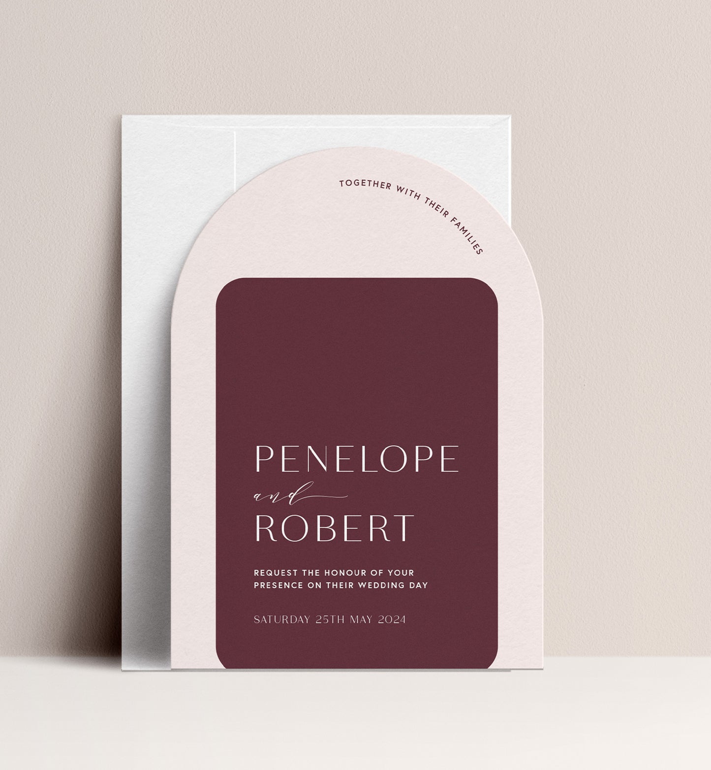 PEONY LUXE INVITATION 2 CARD SUITE