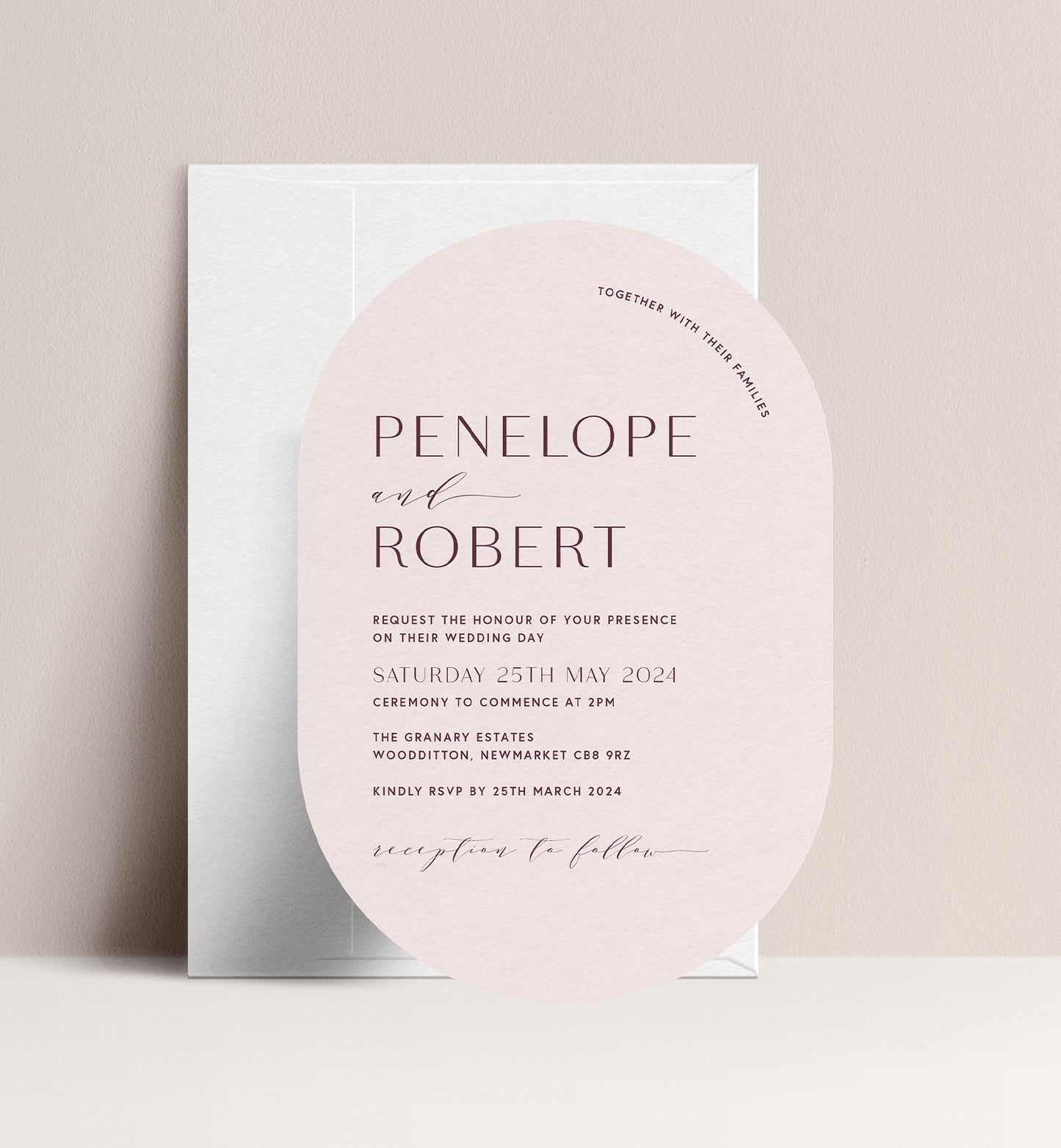 PEONY LUXE INVITATION