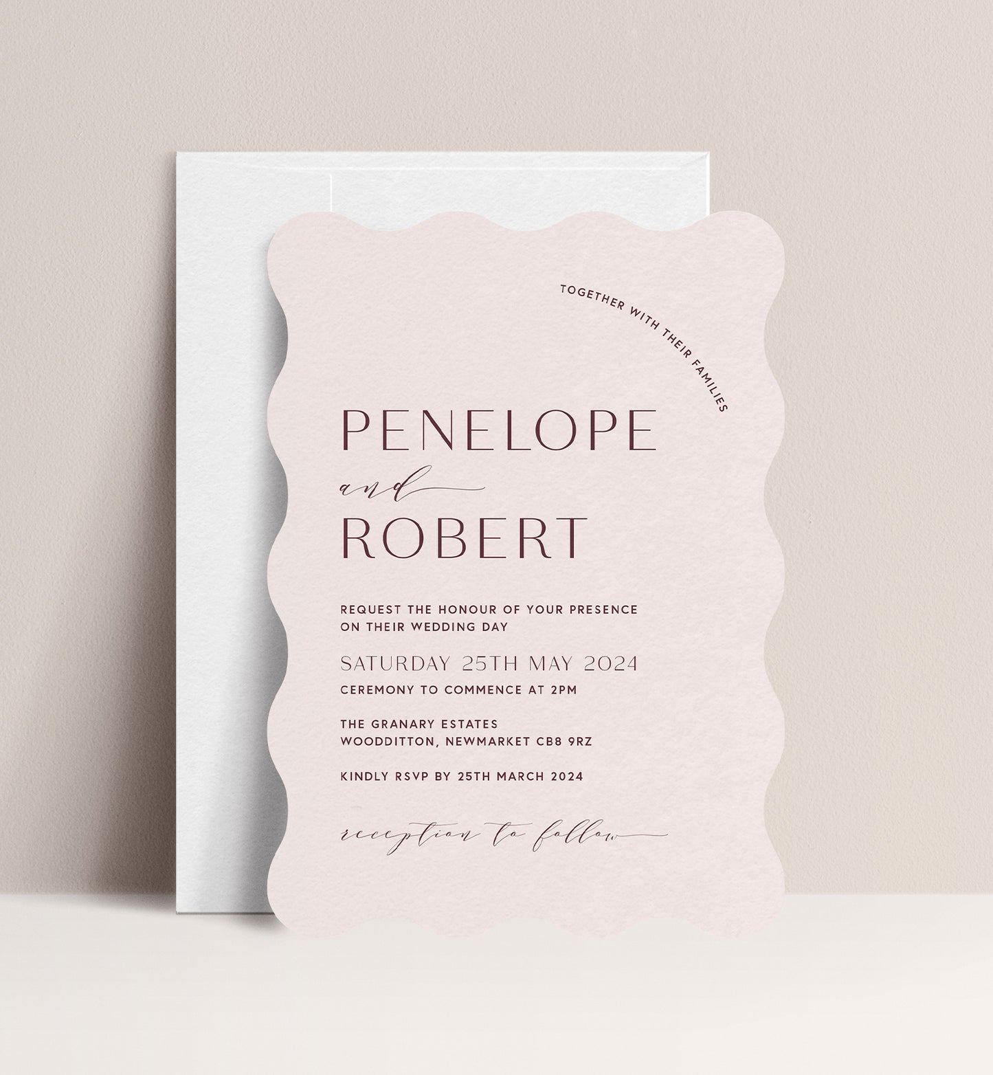 PEONY LUXE INVITATION